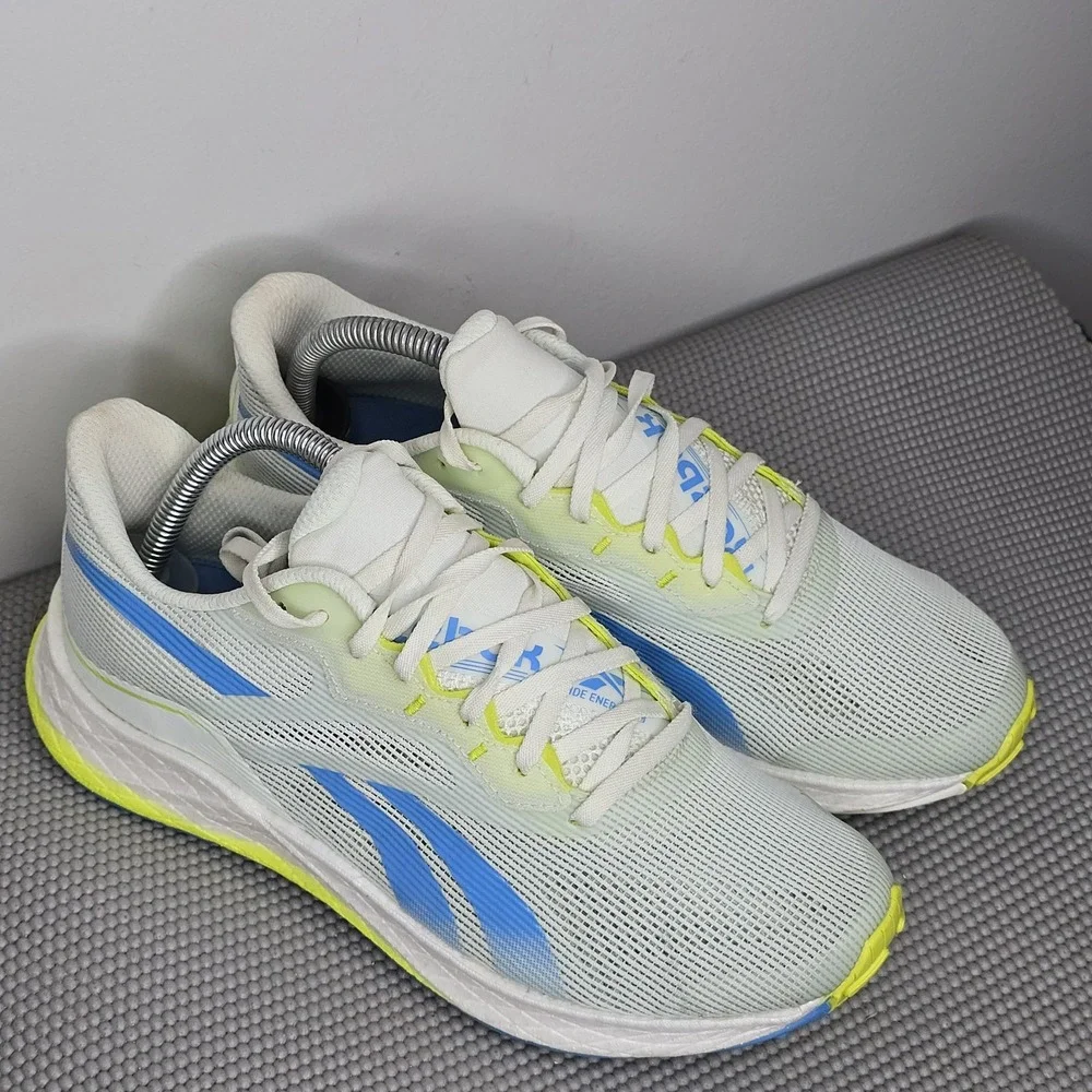 Men's‎ Reebok Floatride Energy Symmetros, Size 7, Opal Glow/Blue/Acid Yellow